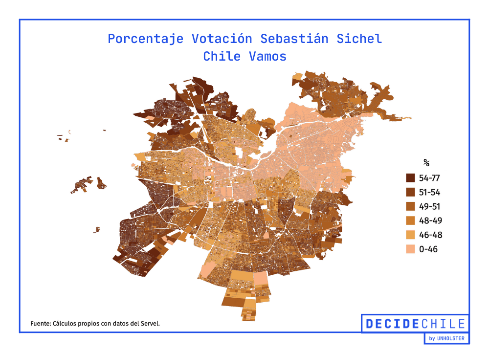 Votos Mapa RM - Sichel